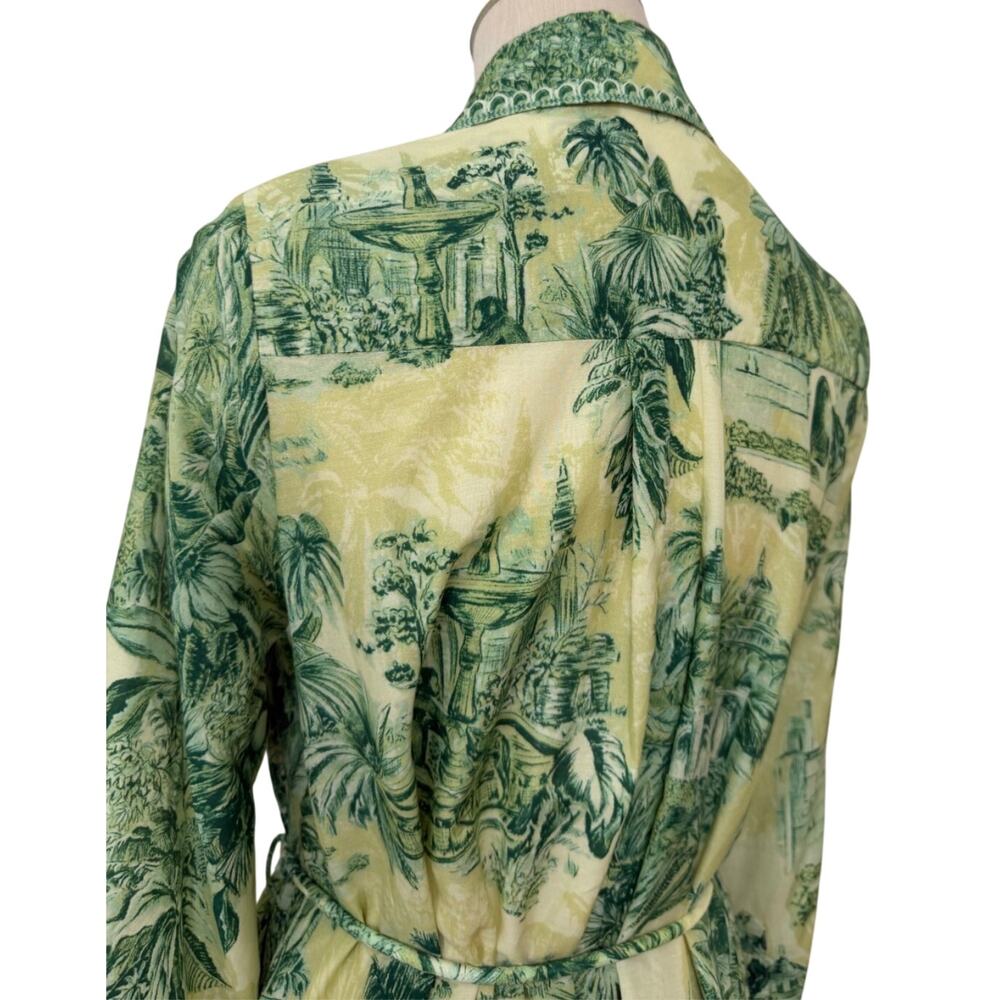 Alemais Sara belted printed cotton and silk-blend maxi dress - Picture 11 of 12